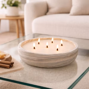 Artisan Eco Resin Bowl Scented Candle